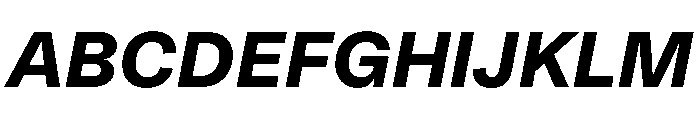 AT Reply Extrabold Italic Font UPPERCASE