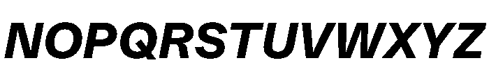AT Reply Extrabold Italic Font UPPERCASE