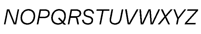 AT Reply Light Italic Font UPPERCASE