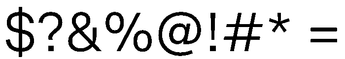 AT Reply Light Font OTHER CHARS