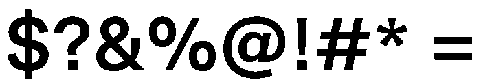 AT Reply Medium Font OTHER CHARS