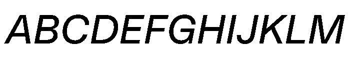 AT Reply Regular Italic Font UPPERCASE