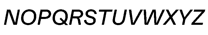 AT Reply Regular Italic Font UPPERCASE