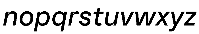 AT Reply Regular Italic Font LOWERCASE