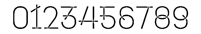 AT Stick Thin Font OTHER CHARS