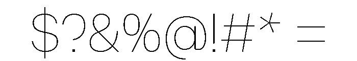 AtAero Air Font OTHER CHARS
