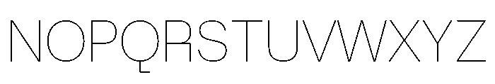 AtAero Air Font UPPERCASE