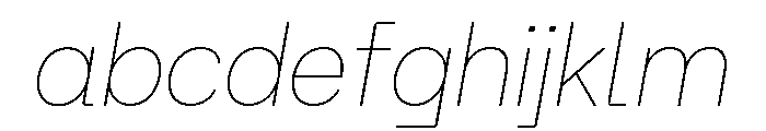 AtAero AirItalic FONT