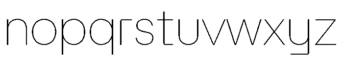 AtAero Air Font LOWERCASE