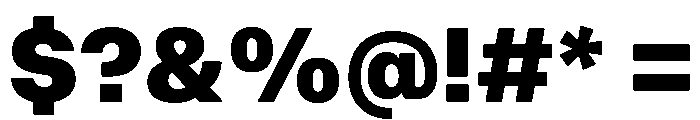 AtAero Black Font OTHER CHARS