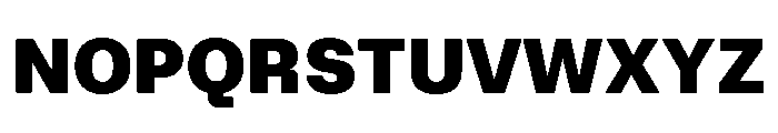 AtAero Black Font UPPERCASE