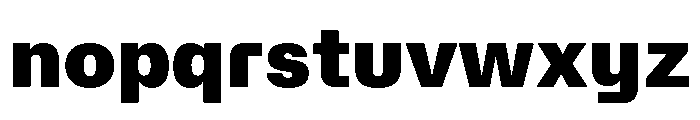 AtAero Black Font LOWERCASE