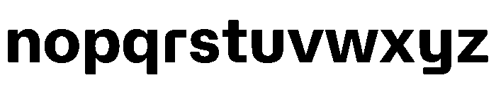 AtAero Bold Font LOWERCASE