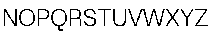 AtAero Light Font UPPERCASE