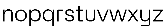 AtAero Light Font LOWERCASE
