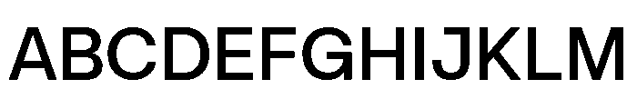 AtAero Medium Font UPPERCASE