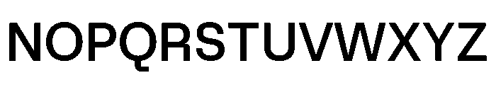 AtAero Medium Font UPPERCASE