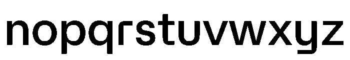 AtAero Medium Font LOWERCASE