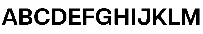 AtAero Semibold Font UPPERCASE