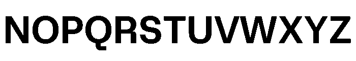AtAero Semibold Font UPPERCASE