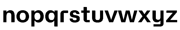 AtAero Semibold Font LOWERCASE