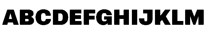 AtAero Super Font UPPERCASE