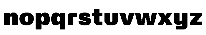 AtAero Super Font LOWERCASE