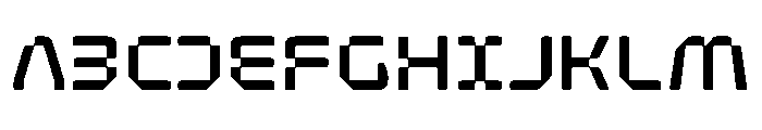 AtAmiga Raster Font UPPERCASE