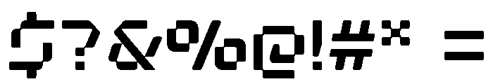 AtAmiga Regular Font OTHER CHARS