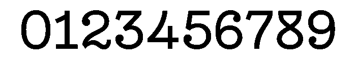 AtBriega Regular Font OTHER CHARS