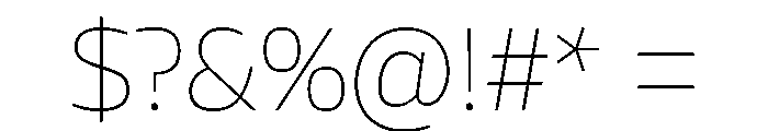 AtChrome Air Font OTHER CHARS