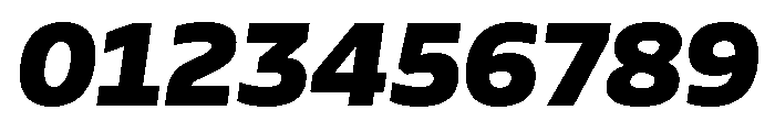 AtChrome BlackItalic Font OTHER CHARS