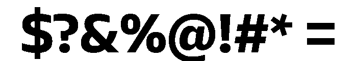 AtChrome Bold Font OTHER CHARS