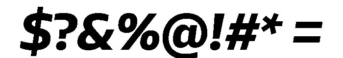 AtChrome BoldItalic Font OTHER CHARS