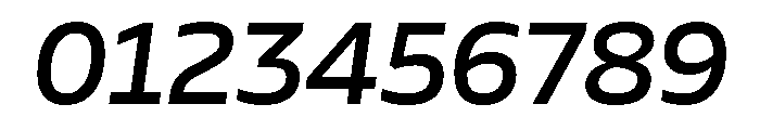 AtChrome MediumItalic Font OTHER CHARS