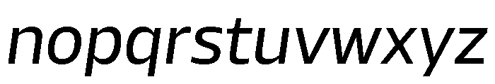 AtChrome RegularItalic Font LOWERCASE