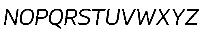 AtChrome RetinaItalic Font UPPERCASE