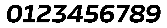 AtChrome SemiboldItalic Font OTHER CHARS