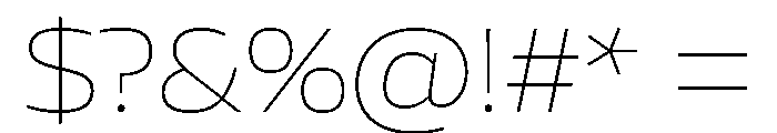 AtChromeExtended Air Font OTHER CHARS