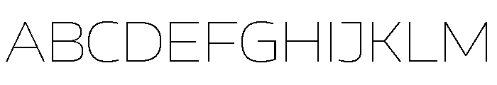 AtChromeExtended Air Font UPPERCASE