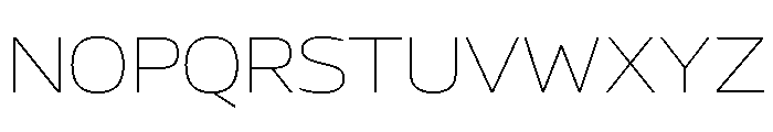 AtChromeExtended Air Font UPPERCASE