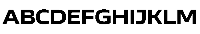 AtChromeExtended Bold Font UPPERCASE