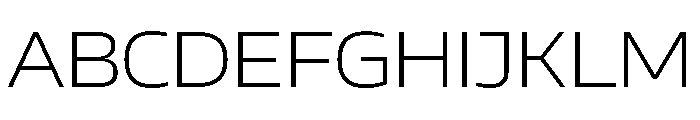 AtChromeExtended Light Font UPPERCASE