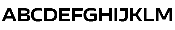 AtChromeExtended Semibold Font UPPERCASE