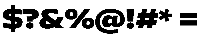 AtChromeExtended Super Font OTHER CHARS