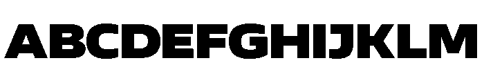 AtChromeExtended Super Font UPPERCASE