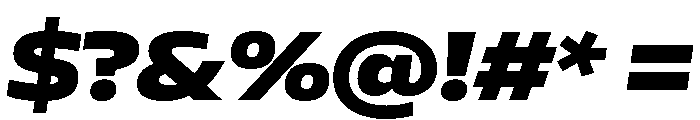 AtChromeExtended SuperItalic Font OTHER CHARS