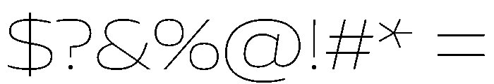 AtChromeX Extended Air Font OTHER CHARS