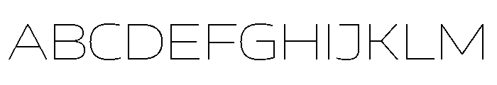 AtChromeX Extended Air Font UPPERCASE