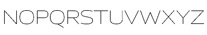 AtChromeX Extended Air Font UPPERCASE